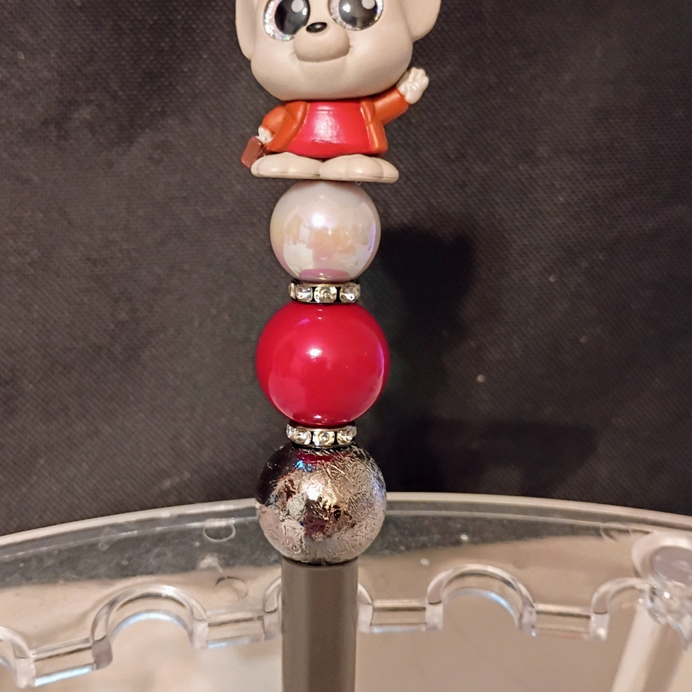 Disney Red and Silver Decorative Figurine